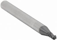 APPROVED VENDOR Ball End Mill: Carbide, AlTiN Coated, 4 Flute, 7/64" Mill Dia, 7/32" LOC, 1-1/2" OAL (MPN 220-031035)