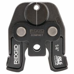 RIDGID Cordless Press Tool Jaw: 1/4 in Pipe, Copper, For RLS Press, Compact Tool Types (MPN 55108). Key specifications — attr518773: Jaw; attr518762: Copper; attr518771: Steel; attr518761: RLS Press; attr518760: RIDGID.