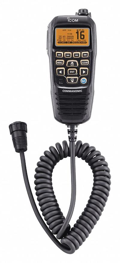 ICOM Speaker Microphone: Fits Icom, For M400BB/M410BB/M424G/M510/M510BB/M605 Series - ICOM-Compatible Microphones & Speakers
