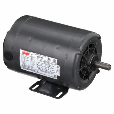 Dayton General Purpose Motor: Rigid Base Mount, Open Drip Proof, 1 hp, 230/460V AC - Rigid Base 3-Phase General Purpose AC Motors