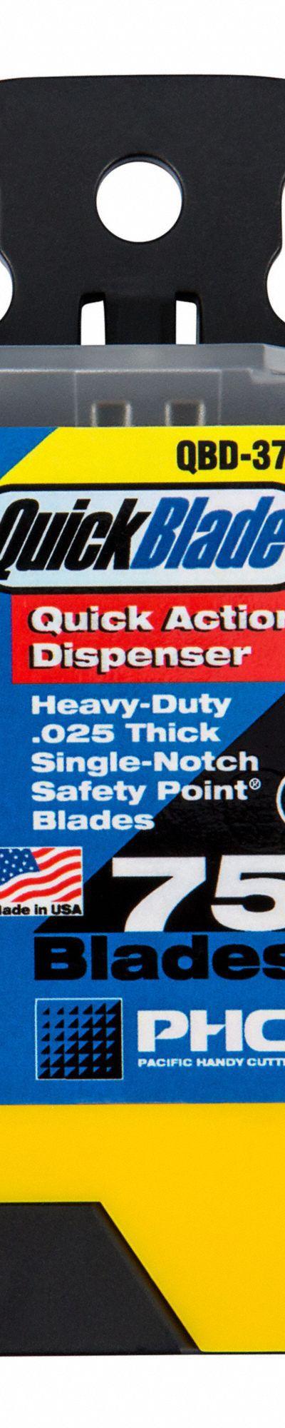 PACIFIC HANDY CUTTER - Straight-Edge Blunt-Tip Replacement Utility Blades