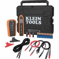 KLEIN TOOLS Advanced Circuit Tracer Kit: 25 to 480 V AC/DC, Digital, 1.64 ft Max Locating Dp (MPN ET450). Key specifications — Tracing Locations: Walls; Brand: KLEIN TOOLS; For Voltage Range: 25 to 480 V AC/DC.