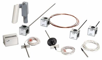 JOHNSON CONTROLS Temperature Sensor: Remote Immersion, Conduit Box, -50°F to 220°F, Steel - Immersion Temperature Sensors