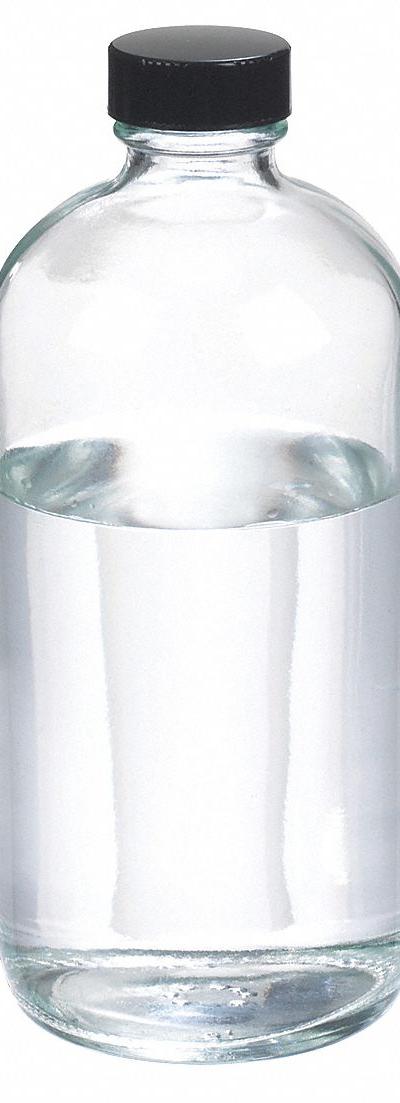 WHEATON Sampling Bottle: 500 mL - Clear Narrow Mouth Round Glass Lab Bottles