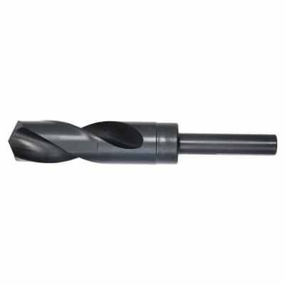 MILWAUKEE Silver and Deming Drill: 1", 135° Split Point, Black Oxide HSS - Chip-Clearing High-Speed Steel Silver & Deming Drill Bits