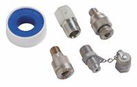 FLUKE CALIBRATION Premium Fitting: Premium Fitting, Adapters & Adapter Sets, 700HPF-NPT, NPT. Key specifications — Compatible with Manufacturer Model Number: 700HPPK; Includes: 3/8 NPT Male Fitting; Thread Size: 3/8 in (NPT - Male); Features: Test and Calibration of Pressure Transmitters and Gauges; Manufacturer Part Number: 700HPF-NPT; Brand: FLUKE CALIBRATION.