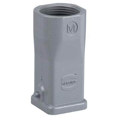 HARTING Rectangular Connector Hood: Size 3 A, Top, Single-Entry, M25 Cable Entry - Hoods for Rectangular Connectors