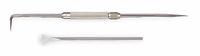 STARRETT Adjustable Sleeve Scriber: Straight, Round, Steel, Knurled, Nonmagnetic, Removable Tip (MPN 68A). Key specifications — attr940546: Pointed; attr940534: STARRETT; attr940537: Steel; attr940541: Scriber; attr940543: Steel.