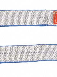 LIFT-ALL Web Sling: Type 3, Polyester, 18 ft Sling Lg, 8 1/2 in Eye Lg, 2 Plies (MPN EE2801TFX18). Key specifications — Sling Type: Type 3; Brand: LIFT-ALL; Color: Silver/Blue; Tag Type: Standard Tag.