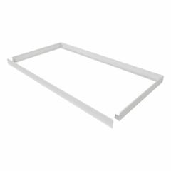 SYLVANIA Surface Mount Kit for 2x4 Backlit Panel: 47 5/6 in Wd, 23 11/12 in Lg, 1 2/3 in Ht (MPN SMKIT3A24WH 10/CS 1/SKU). Key specifications — Product Type: Surface Mounting Kit; Brand: SYLVANIA; For Use With: 2 x 4 Backlit Panel.