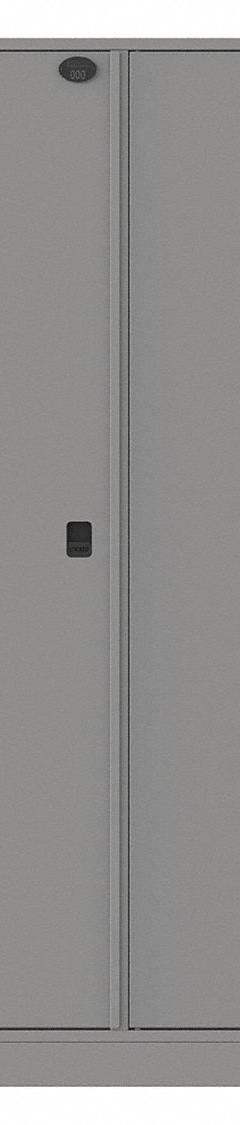 SENTINEL Law Enforcement Evidence Locker: Pass-Through Backing, Keyless Lift Latch, 2 Compartments (MPN 02AA-PT). Key specifications — Brand: SENTINEL; Product Ships: Assembled; Color: Gray.