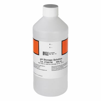 HACH Ph Electrode Storage Solution: Lab, 500 mL Volume, Bottle, 111-30-8, Solution - Additional Calibration Solutions & Standards