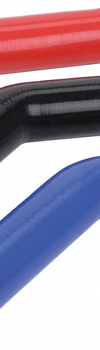 FLEXTECH Elbow Hose: 3/4 in Hose Inside Dia., 20 in Hose Lg, Blue, Silicone, Silicone (MPN 45-075 X 10). Key specifications — Hose Cover Material: Silicone; Hose Color: Blue; Temp. Range: -65° to 350°F; Hose Tube Material: Silicone; Brand: FLEXTECH.