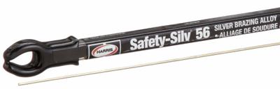 HARRIS Brazing Alloy: High Silver, 56%, BAg-7, 1/16 in x 18 in, Bare, Safety-Silv 56 - NSF-Certified High-Silver Brazing Alloys