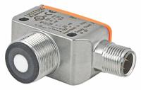 IFM Rectangular Ultrasonic Sensor: 18 mm Dia, Built-in Connector, 4 - Pin M12, 10-30V DC, Analog/PNP (MPN UGT582). Key specifications — Supply Voltage Rating: 10-30V DC; Brand: IFM; Nominal Sensor Diameter: M18 Threaded.