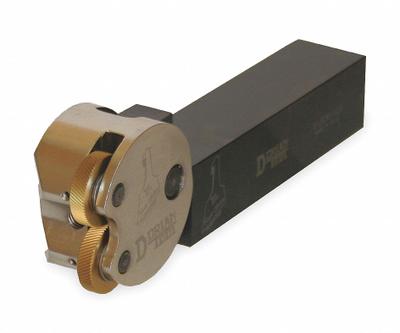 DORIAN Knurling Holder: 1/4 in Shank Wd, 5 in Shank Lg, 7 3/8 in Overall Lg, 2 Knurls Required - Machining