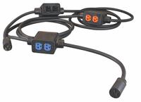 KH INDUSTRIES Power Stringer: 30 ft Lg, 3 Outlet Boxes, 6 Outlets, 12/3, 5-20P Plug, 125V AC, SOOW (MPN PS6DD3-520-B12G-520F). Key specifications — attr1327077: No; attr1327082: 5-20P; attr1327092: -40° to 194°F; attr1327102: KH INDUSTRIES.