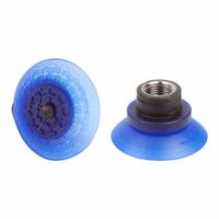 SCHMALZ Vacuum Pad Assembly: Deep, 3/8 in NPT, 69.7 mm Pad Dia, Elastodur ED, Blue, 85 A, SAX (MPN 10.01.19.00153). Key specifications — attr1019101: 10.01.19.00153; attr1019103: SCHMALZ; attr1019107: 85 A.