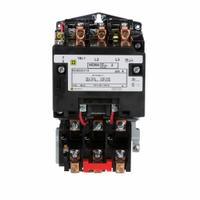 SQUARE D Magnetic Motor Starter: Non-Reversing, 3 Poles, NEMA Size 2, 45 A, 24V AC Coil (MPN 8536SDO1V01S). Key specifications — Brand: SQUARE D; Coil Voltage: 24V AC; Phase: Three; Operator: None; Terminal Connection Type: Screw Clamp Terminals; Includes Pilot Light: No; Operator Controls: None; Auxiliary Contacts Included: No Auxiliary Contacts Included.