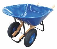 WESTWARD Wheelbarrow: Steel Tray, 286 lb Max Load Capacity, 2 Wheels, Pneumatic Wheels (MPN 20KP46). Key specifications — attr978163: Steel; attr978151: WESTWARD; attr978152: Hardwood; attr978156: Wheelbarrow; attr978159: Steel; attr978160: Pneumatic.