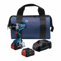 BOSCH Impact Wrench: 3/4 in Drive Size, 1,180 ft-lb Fastening Torque, 1,620 ft-lb Breakaway Torque (MPN GDS18V-1180CB28). Key specifications — attr1170829: Brushless; attr1170832: Standard.