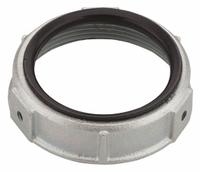RACO Insulating Bushing: Iron, Zinc Plated, 2 1/2 in Trade Size, 15/16 in Overall Lg, Insulated (MPN 1126). Key specifications — Insulated: Yes; Brand: RACO.