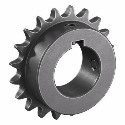 TRITAN Roller Chain Sprocket: 40, For 1/2 in Chain Pitch, 1 1/2 in Bore Dia, 20 Teeth - Size 40 Fixed-Bore Roller Chain Sprockets