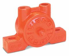 VIBCO Pneumatic Vibrator: 270 lbf, 7,200 vpm, 1/4 in NPT, BVS, 71 dBA, Cast Iron, Continuous (MPN BVS-190). Key specifications — attr671163: 71 dBA; attr671170: 160 lbf @ 60 psi; attr671165: 5,500 vpm @ 60 psi; attr671184: 1/4 in; attr671185: NPT; attr671192: NPT; attr671193: 3/8 in; attr671175: VIBCO.