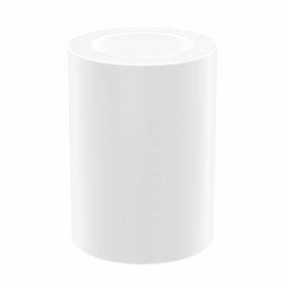 OILITE Sleeve Bearing: PTFE, 12 mm Bore, 18 mm OD, 25 mm Overall Lg, 1,141 lb/sq in-fpm Max PV - Chemical- & Heat-Resistant Plastic Sleeve Bearings