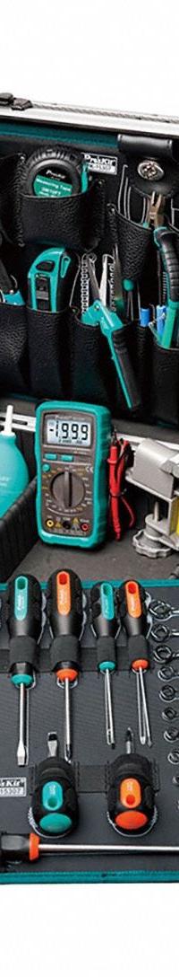 ECLIPSE Tool Kit: 66 Total Pcs, Miscellaneous Tools, Metric/SAE, #0/#00/#1/#2 Socket Drive Size (MPN PK-15307EI). Key specifications — attr538253: ECLIPSE; attr548973: Lineman’s Pliers; attr548974: (7) Keys; attr548975: (15) Drive Tools; attr548983: (10) Electronic Combination Wrench.