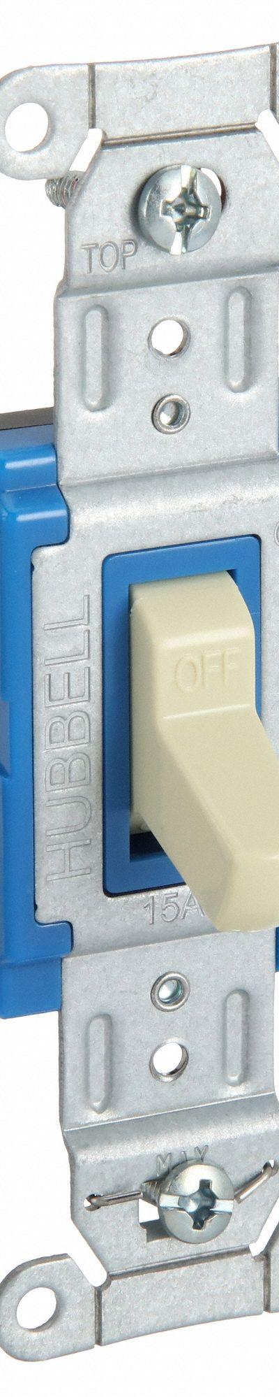HUBBELL Wall Switch: Toggle Switch - Toggle Wall Switches