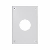 LEGRAND Wall Plate: Single Circular Opening, 1 Gang, White, Jumbo Size (MPN WSP31N912PS). Key specifications — Brand: LEGRAND; Material: Stainless Steel; Includes: Allen Head Screws.