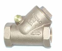 APOLLO Check Valve: Swing, Y-Style Valve Body, 3-Way, 1 in Pipe Size, Press x Press, Bronze, Press (MPN 61Y205T1PR). Key specifications — Brand: APOLLO.