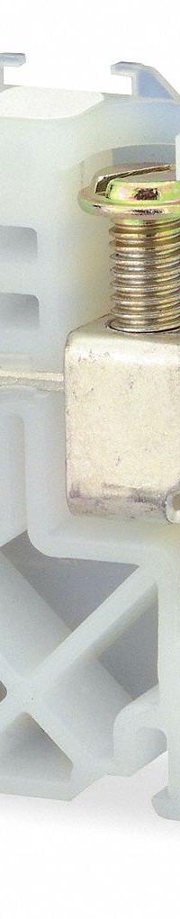 SQUARE D Terminal Block: DIN Rail Mounting Type, Screw Clamp Wire Termination, 2 Wire Terminals (MPN 9080GC6). Key specifications — Brand: SQUARE D; For Minimum Wire Size: 18 AWG.