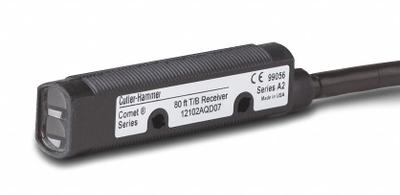 EATON Photoelectric Sensor Receiver: M18 Threaded, Built-in Connector - Cylindrical Receivers & Transmitters with Connectors