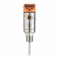 IFM Temperature Sensor: 1/2 in NPT, -58°F to 302°F, 1.35 in Probe, Pt1000 RTD, 176°F Op Temp - Max (MPN TN2313). Key specifications — attr1115387: 4 to 20mA; 0 to 10V DC; attr1115430: IFM; attr1399825: IO-Link; attr1115397: Pt1000 RTD; attr1115406: TN; attr1115407: ±0.3°C; attr1399824: COM2 (38.4 kBaud).