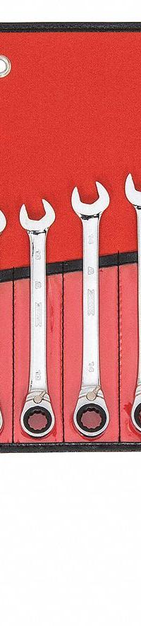 PROTO Combination Wrench Set: Alloy Steel, Chrome, 13 Tools, 7 mm to 19 mm Range of Head Sizes (MPN JSCVMT-13S). Key specifications — attr309581: Chrome; attr309580: Alloy Steel; attr309571: Yes; attr309583: No; attr309587: Yes; attr324931: PROTO; attr309569: 7 mm to 19 mm; attr309572: Tool Roll.