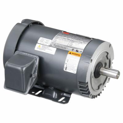 Dayton General Purpose Motor: C-Face/Rigid Base Mount, Totally Enclosed Non-Ventilated - C-Face with Rigid Base 3-Phase General Purpose AC Motors