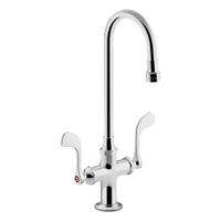KOHLER Gooseneck Bathroom Faucet: Triton Bowe™, Brass, Polished Chrome Finish, 0.5 gpm Flow Rate (MPN K-100T70-5ANL-CP). Key specifications — Includes: Supply Tube; Brand: KOHLER; Series: Triton Bowe™.