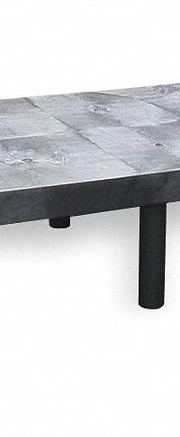 STRUCTURAL PLASTICS Dunnage Rack: Assembled, Snap-Together, 12 in x 24 in x 66 in, Polyethylene (MPN DT6624). Key specifications — Color: Black; Brand: STRUCTURAL PLASTICS; Material: Polyethylene; Assembled: Assembled; Method of Construction: Snap-Together; Included: Shelf.