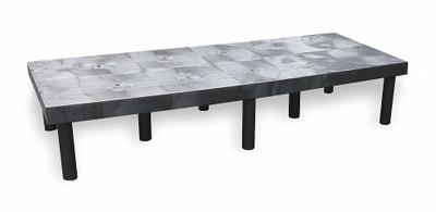 STRUCTURAL PLASTICS Dunnage Rack: Assembled, Snap-Together, 12 in x 24 in x 66 in - Plastic Dunnage Racks