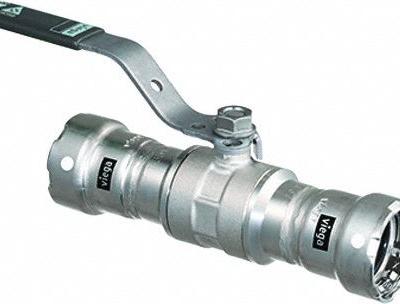 VIEGA MEGAPRESS Manual Two-Way Ball Valve: 1 1/4 in - Stainless Steel Ball Valves
