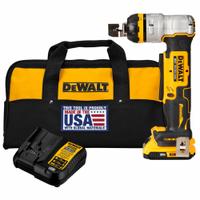 DEWALT Cordless Cable Cutter: 20V MAX, 6 mm Carbon Steel and Stainless Steel Wire (MPN DCE158D1). Key specifications — attr531945: 6 mm Carbon Steel and Stainless Steel Wire; attr531944: (1) Bare Tool.
