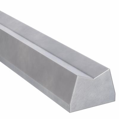 THOMSON Linear Shaft Support Rail: 3/4 in Shaft Dia, 24 in Lg, Black Oxide - Low Profile Linear Shaft Support Rails