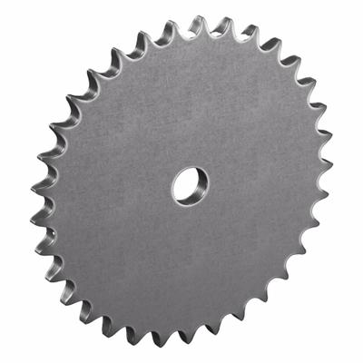 TRITAN Roller Chain Sprocket: No Hub, For Single Strands, 40, 33 Teeth, 5.26 in Pitch Dia - Size 40 Plain-Bore Roller Chain Sprockets