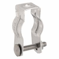Conduit & Cable Hanger - Screw-On: 1 in Trade Size, Stainless Steel, S21000MH00. Key specifications — Compatible Conduit Trade Size: 1 in; Compatible Conduit Type: EMT; ENT; Compatible Nominal Conduit/Pipe Size: 1 in; Compatible Pipe Size: 1 in; Finish: Polished; Indoor/Outdoor Usage: Indoor/Outdoor; Material: Stainless Steel.