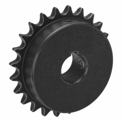 TRITAN Sprocket: 40, For 1/2 in Chain Pitch, 1 in Bore Dia, 24 Teeth, 3.831 in Pitch Dia - Size 40 Fixed-Bore Roller Chain Sprockets