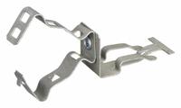 Metallic Conduit Outlet Body, T-Bar Conduit Clip: Steel, 14/2 AWG to 12/3 AWG, 3/8 in Trade Size (MPN 6MATA). Key specifications — For Minimum Cable OD: 0.551 in; For Maximum Cable OD: 0.709 in; Wire Range: 14/2 AWG to 12/3 AWG; Compatible Conduit Trade Size: 3/8 in; Compatible Conduit Type: Flexible; Material: Steel; Finish: Corrosion Resistant Coated; Color: Gray.
