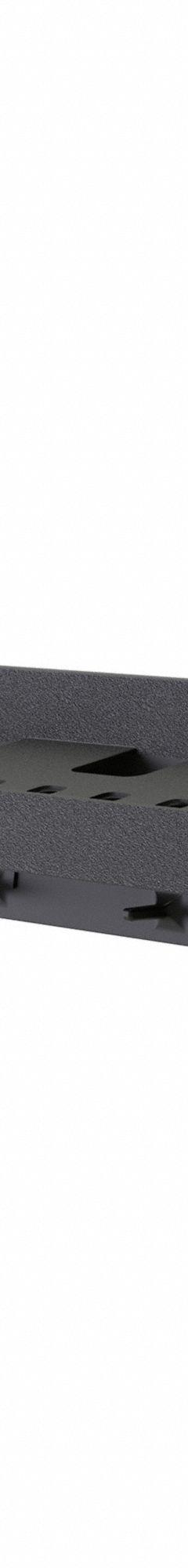 SUNCAST Storage Shelf: 25 in x 8 in x 5 1/2 in, Black, Resin, 2 Shelves, Solid (MPN V7572PK). Key specifications — Compatible Brand and Series: Suncast BMS Series; Brand: SUNCAST; Product Type: Storage Shelf; Material: Resin; Finish: Unfinished; Includes Mounting Hardware: Yes.
