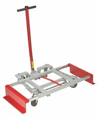 RAYMOND PRODUCTS Furniture Dolly: 600 lb, Red/Silver, 43 in H x 40 in W x 23 in D, (4) Swivel (MPN 4108). Key specifications — Color: Red; Caster Wheel Type: Swivel; Caster/Wheel Configuration: (4) Swivel; Brand: RAYMOND PRODUCTS; Caster Wheel/Tread Material: Rubber.